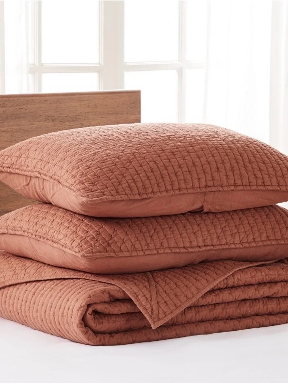 Levtex Home Cross Stitch Adobe Bedspread Set - 3 PCs